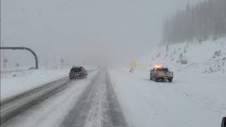 From Good Weather to Bad. Let's Head Into A Storm In The Mtns I-70 Westbound & Down