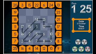 Daily 1 to 25 | Free Online HTML5 Games
