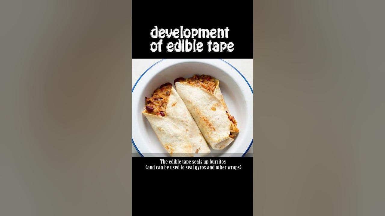 Edible tape used to wrap food YouTube