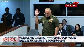 DAY 20 HIGHLIGHTS: PH Army officials say no DepEd funding for youth summits, education campaigns