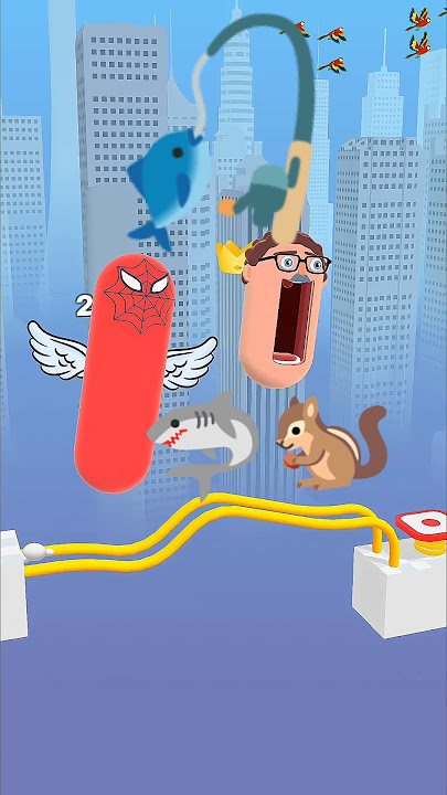 Hopping Heads 🤯 Super Hero Playing Crazy Funny Run #HoppingHeads #SuperHero #Sprunki #Roblox