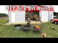 Building fire pits and fire rings DIY. #701