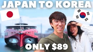 Riding a Ferry from JAPAN to KOREA (What It's REALLY LIKE)