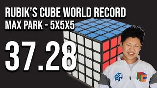 Rubik&#39;s Cube 5x5x5 World Record 37.28 - Max Park