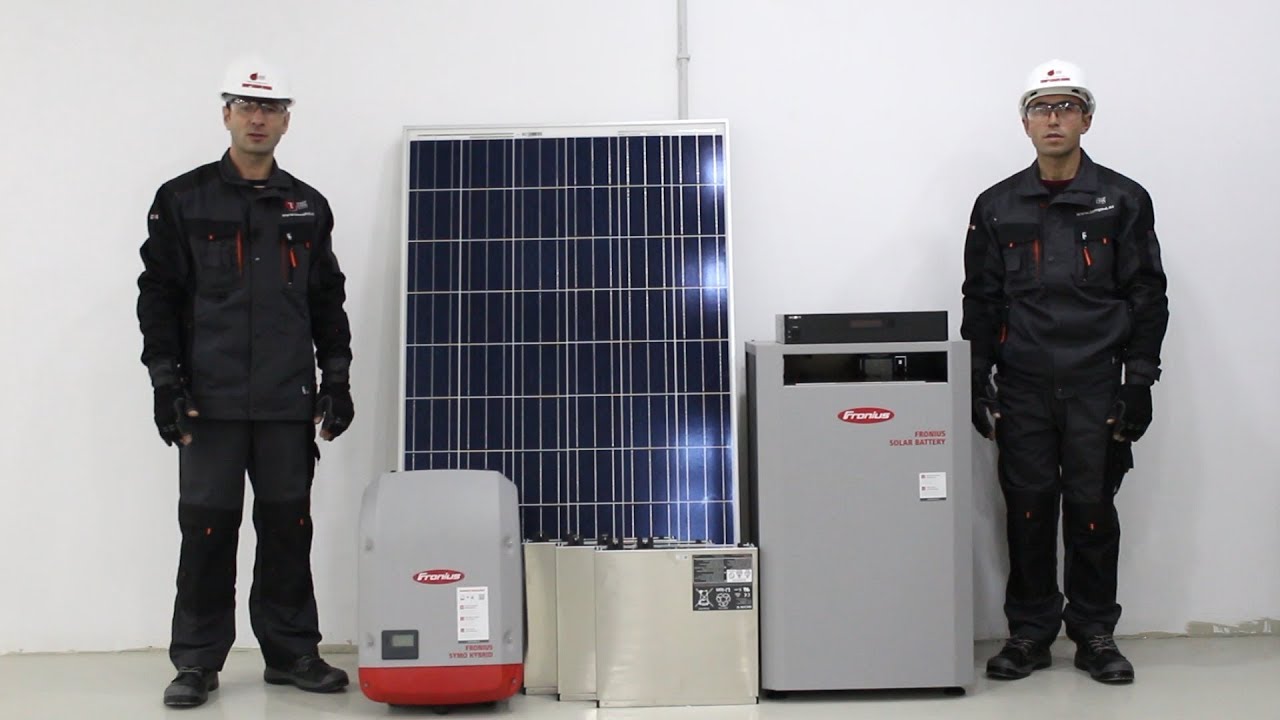 Installation Hybrid Solar Inverter - YouTube
