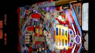 Virtual pinball machine with hyperpin front end.