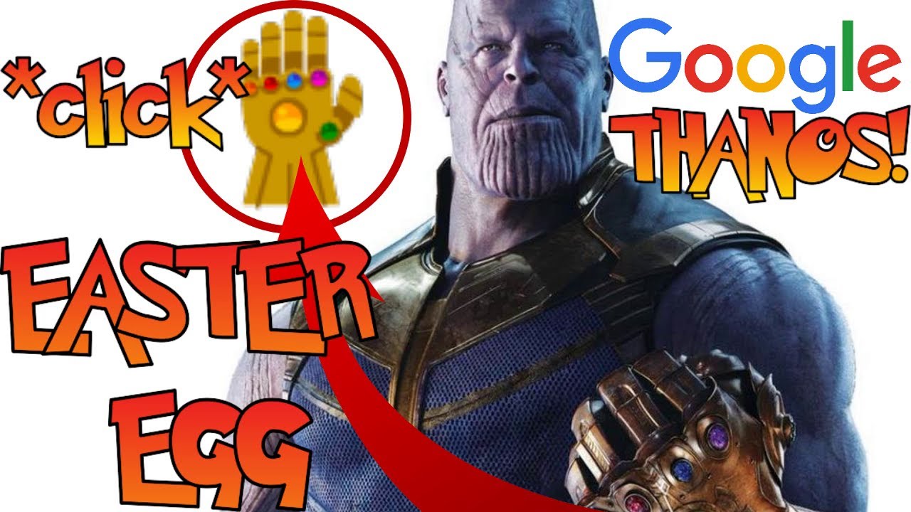 LETS GOOGLE THANOS! AVENGERS ENDGAME/INFINITY WAR EASTER EGG! YouTube