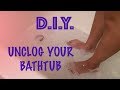 How to Unclog a Bathtub Drain (Eco-Friendly)