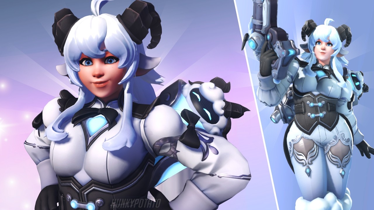 Mei Fancy Fleece Skin (4k No Commentary) Overwatch Ram Horns