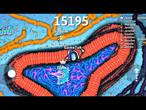 Snake Io 🐍 Jacket Up Crewmate Vs Hahalua Snake Skin Epic SnakeIo Gameplay