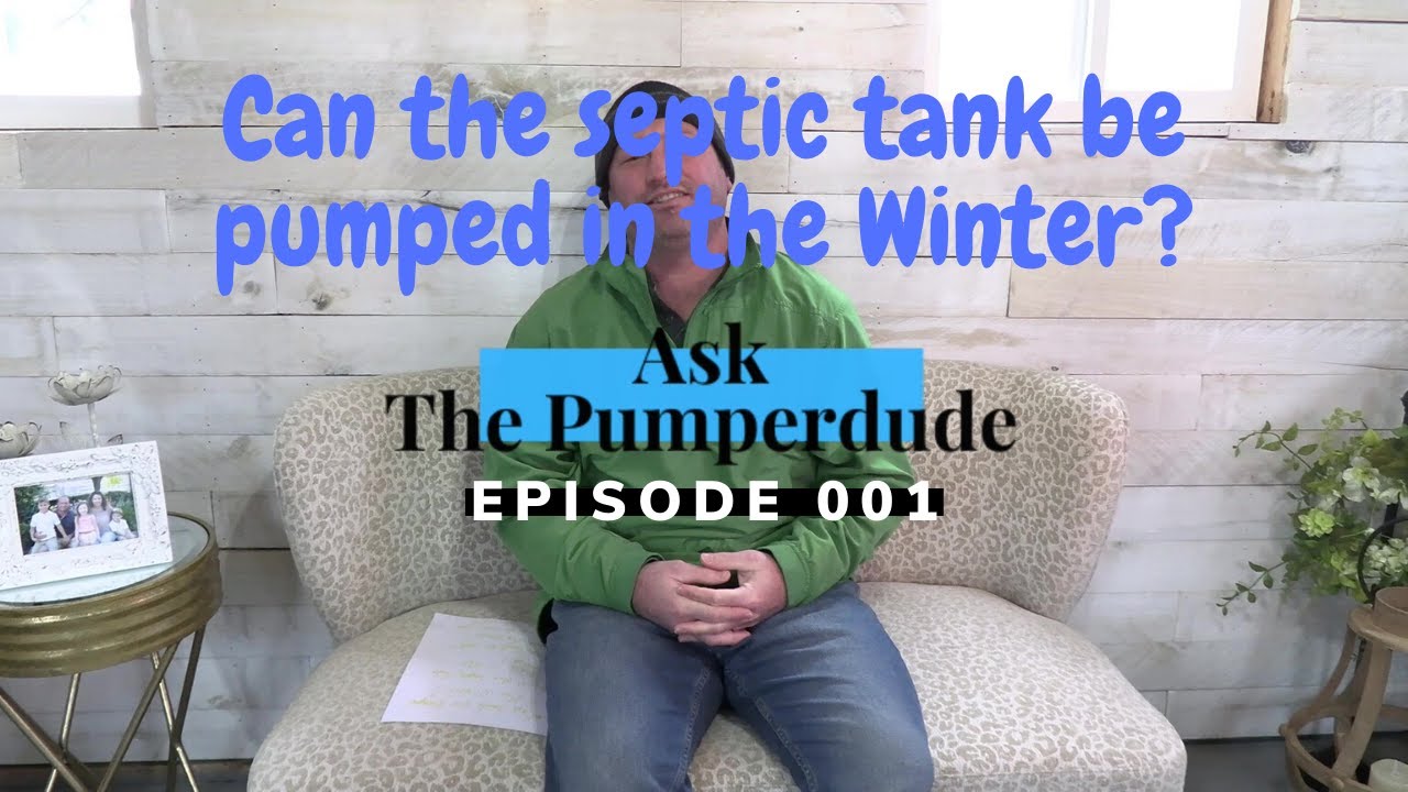 Can the septic tank be pumped in winter? | D & J Septic Services South Lyon, MI