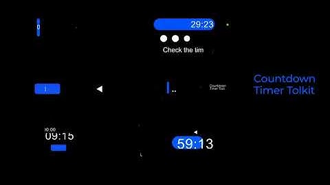 Countdown Timer Toolkit V39 | After Effects Template