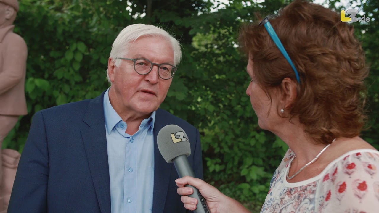 Bundespräsident Frank Walter Steinmeier in Brakelsiek
