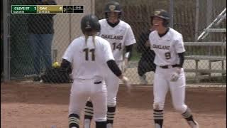 Softball vs. Cleveland State (April 20) | Game 1 Highlights