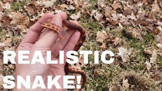 Extremely Realistic Soft Scary Toy Rubber Snake Funny Prank 5 Feet Long screenshot 5