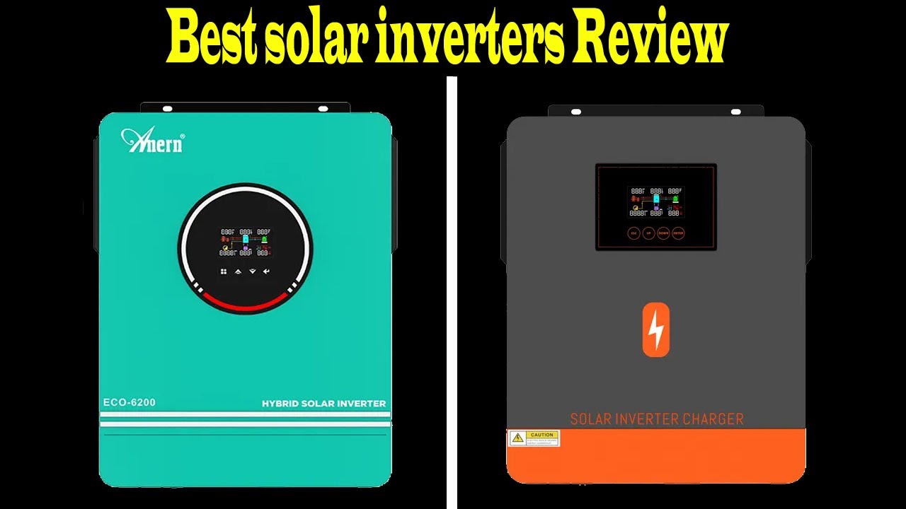 Top 5 Best solar inverters 2023 - YouTube