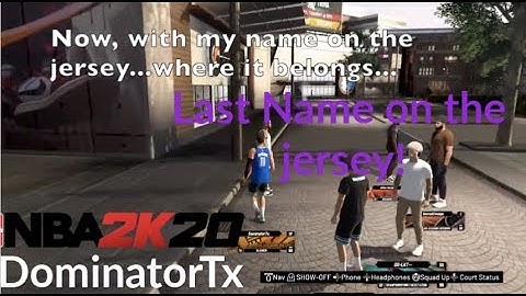 NBA 2K20 How to FIX name glitch FINALLY ADD YOUR Name on MyBuild/MyPlayer!  Name Glitch Patch 1.03.