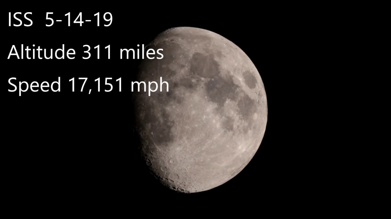 ISS Moon transit with photo-bomb