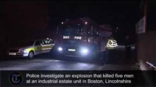 Five men killed in Boston industrial estate explosion