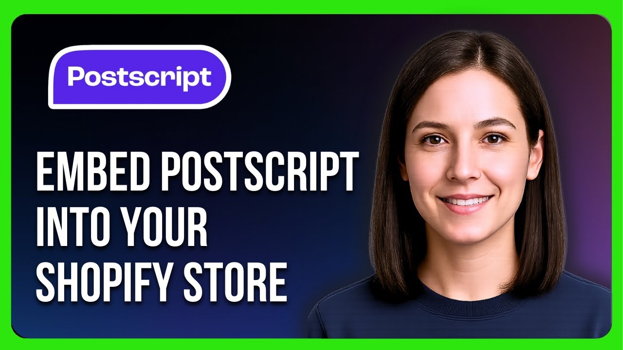 Как встроить Postscript в ваш магазин Shopify
