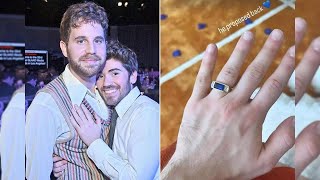 Ben Platt displays his fiance Noah Galvin's engagement ring, saying, "He proposed back" Wealth