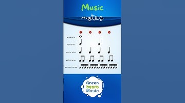 Music Notes | Note Values | Green Bean