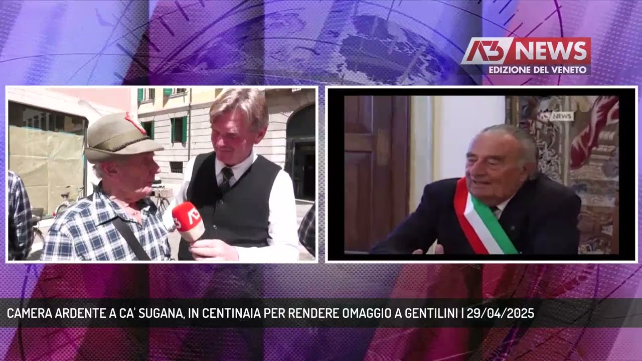 CAMERA ARDENTE A CA' SUGANA, IN CENTINAIA PER RENDERE OMAGGIO A GENTILINI | 29/04/2025