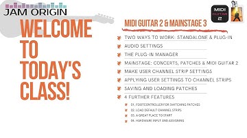 MIDI Guitar 2.2.1 & MainStage 3