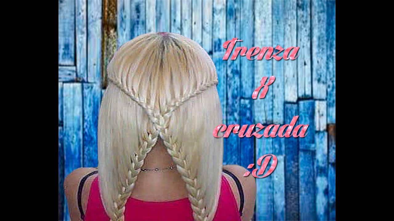 COMO HACER  LA TRENZA X CRUZADA | CRISS CROSS BRAID  HAIR TUTORIAL | VIRIYUEMOON