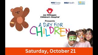 A Day for Children, Saturday, October 21 2023