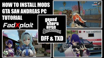 GTA SA Tutorial How to Install Skin, Ped, Weapon Mods GTA San Andreas (PC)