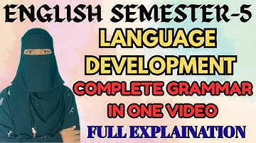 5TH SEMESTER ENGLISH GRAMMAR COMPLETE EXPLAINATION | all 3 units grammar | one video is enough💯✅