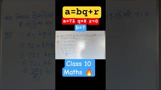 Trending Maths Class 10 Maths MCQ 🔥🎯 | #shorts #algorithm #remainder