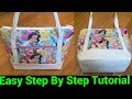 This is my favorite shoulder bag of all how to sew a zippered handbag step by step easy tutorial