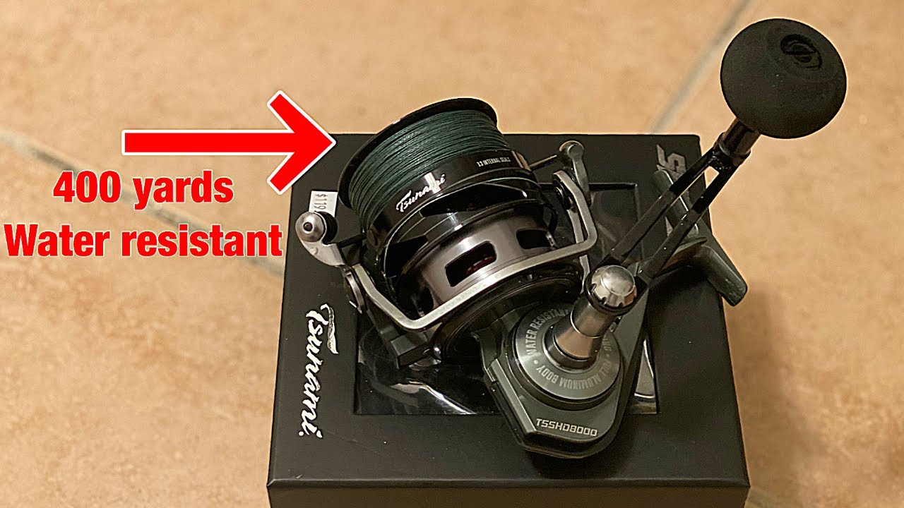TSUNAMI SHIELD 8000 REVIEW! The NEXT Spinning Reel you need