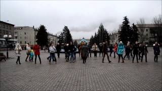 Flash mob Волонтеров благотворительного фонда \