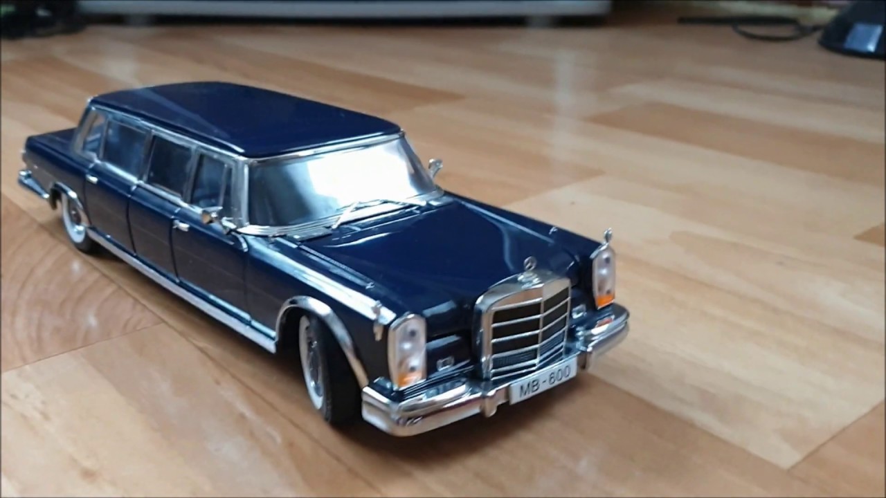 Diecast Mercedes Benz 600, Pullman,1:18 Scale.Автомодели.Обзор