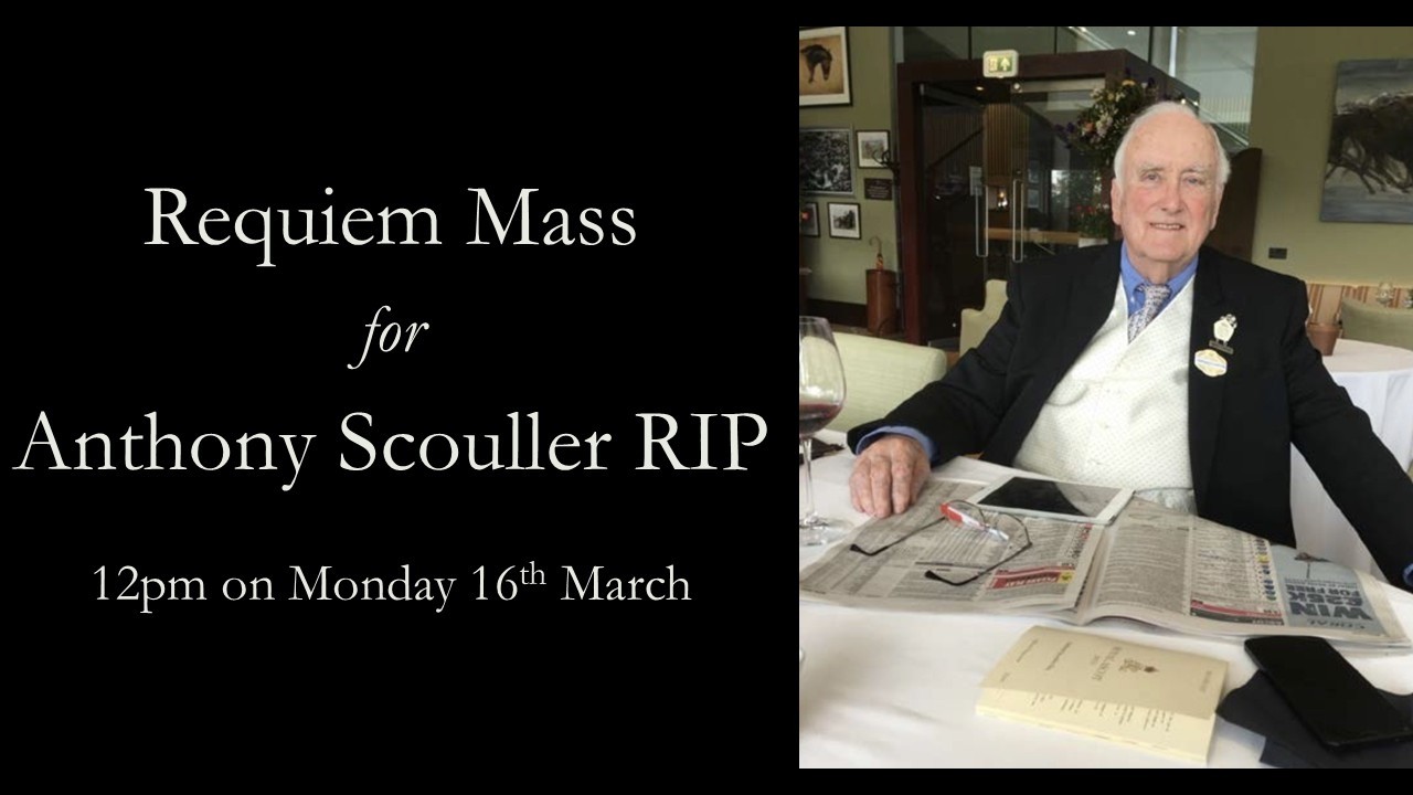 Requiem Mass for Anthony Scouller RIP - YouTube