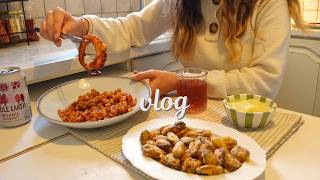 making a subscriber's request 🐙 fried mussels with garlic dip & vegan mushroom wrap screenshot 2