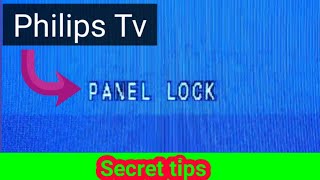 Philips Tv panel lock. Volume lock open. Tv repair hindi.