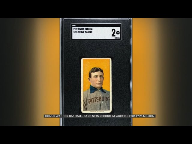 Honus Wagner T-206, One Of The Rarest Baseball Cards, Sells For