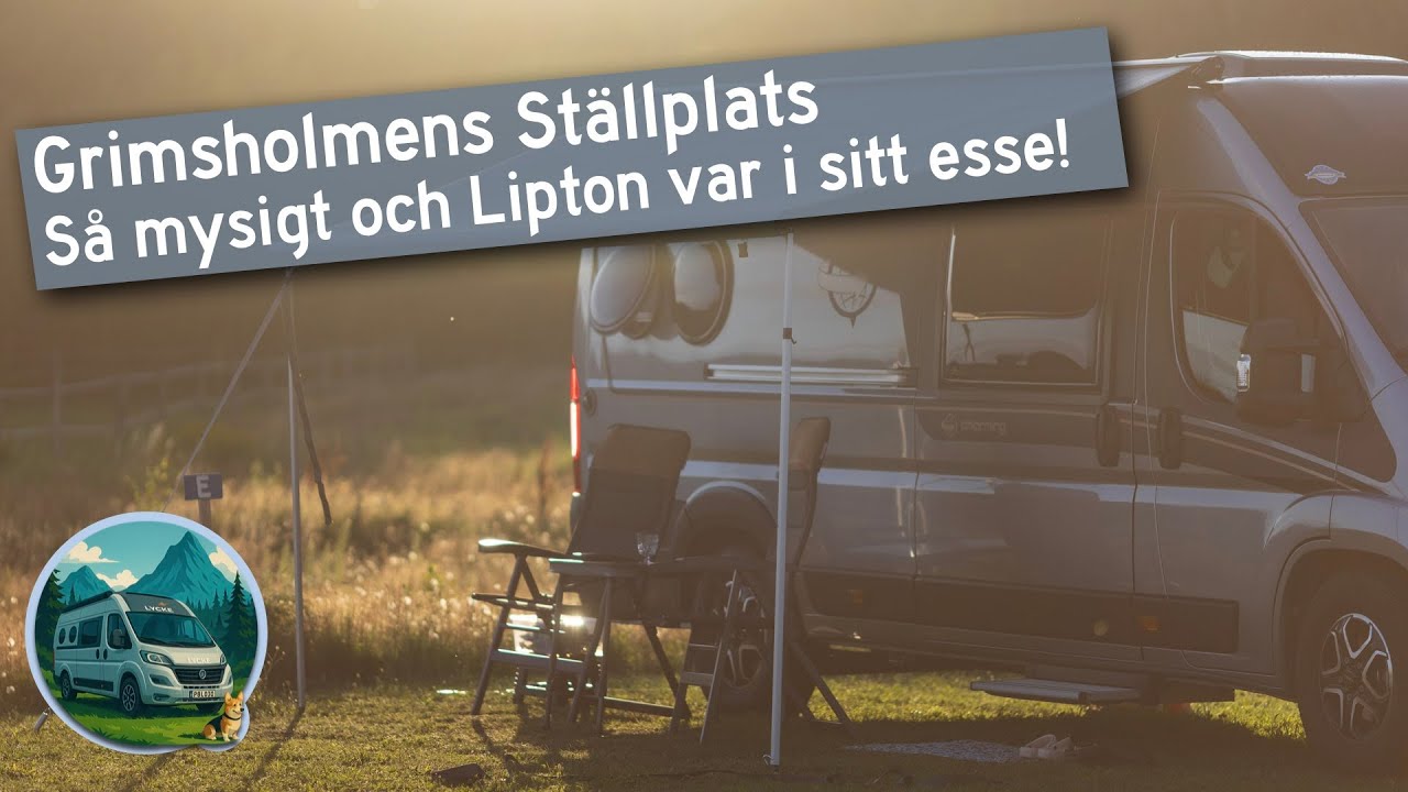 PERFEKT PLATS! Utsikt över ängarna i Grimsholmen (Sveriges mysigaste ställplats?)