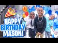 HAPPY 10TH BIRTHDAY MASON!! *SURPRISE Birthday Party*