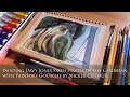 ニッカー絵具「ペインターズガッシュ」でデイビー・ジョンズを描く Painting Davy Jones with Painter's Gouache by NICKER COLOUR