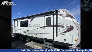 Unbelievable 2012 Dutchmen Komfort Travel Trailer RV For Sale in Indianapolis, IN | RVUSA.com