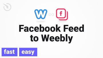 How to add Facebook Feed widget to a Weebly website
