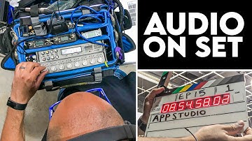 What Setting Up Sound on a Film Set Looks Like