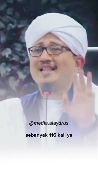 Amalan Agar Bisa Bermimpi Rasulullah SAW - Habib Idrus Alaydrus