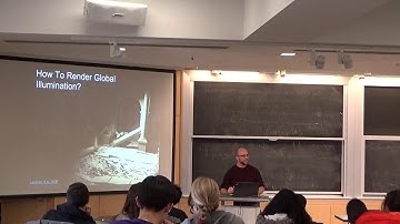 Introduction to Computer Graphics (fall 2018), Lecture 16:  Global illumination