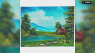 Bob ross' original artwork to be auctioned off